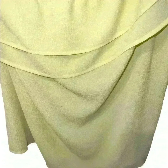 🟣Apt. 9 Ruffled One Shoulder Yellow Top Medium - Picture 4 of 7